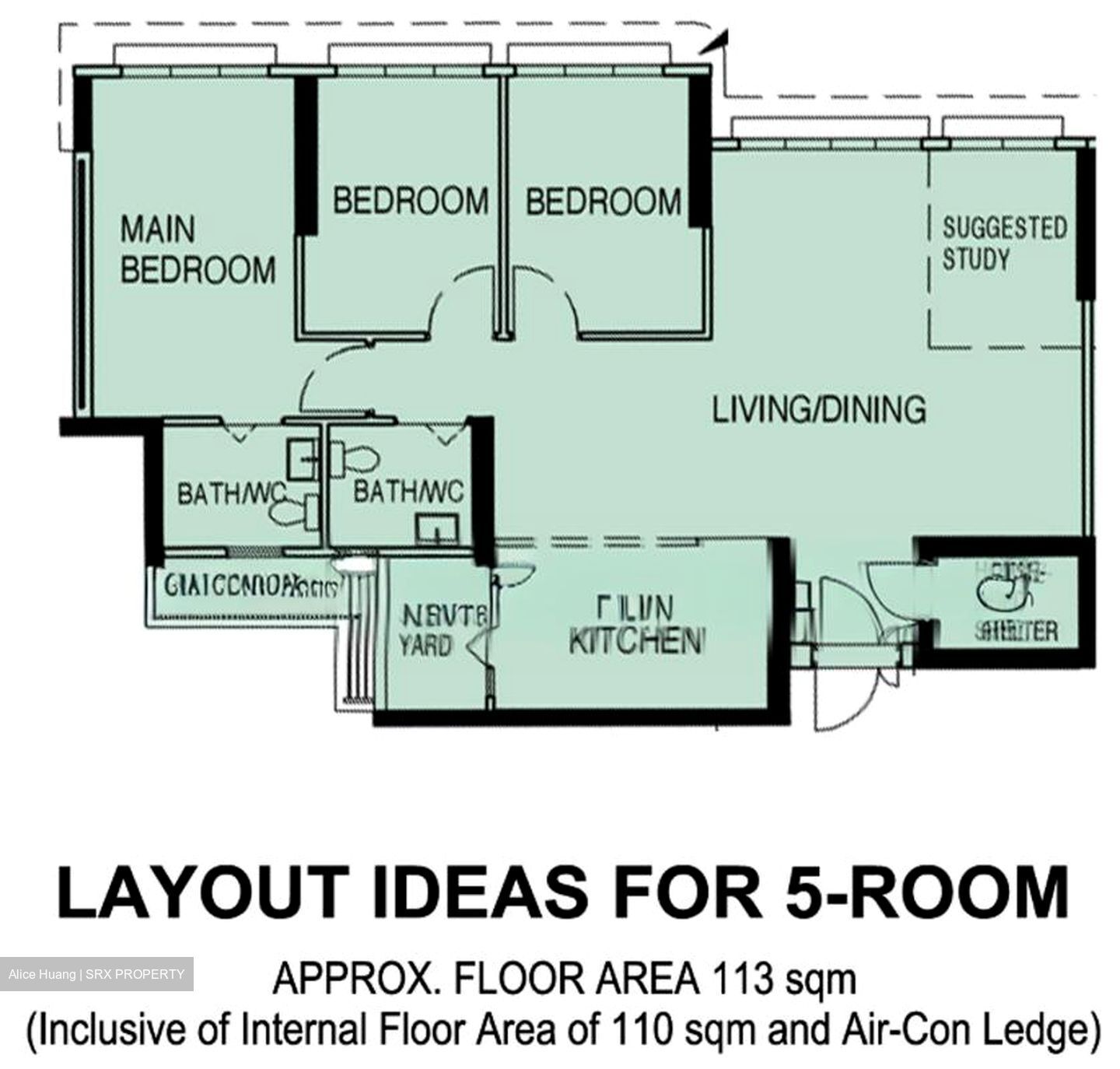 Blk 153C Bedok South Horizon (Bedok), HDB 5 Rooms #558133051